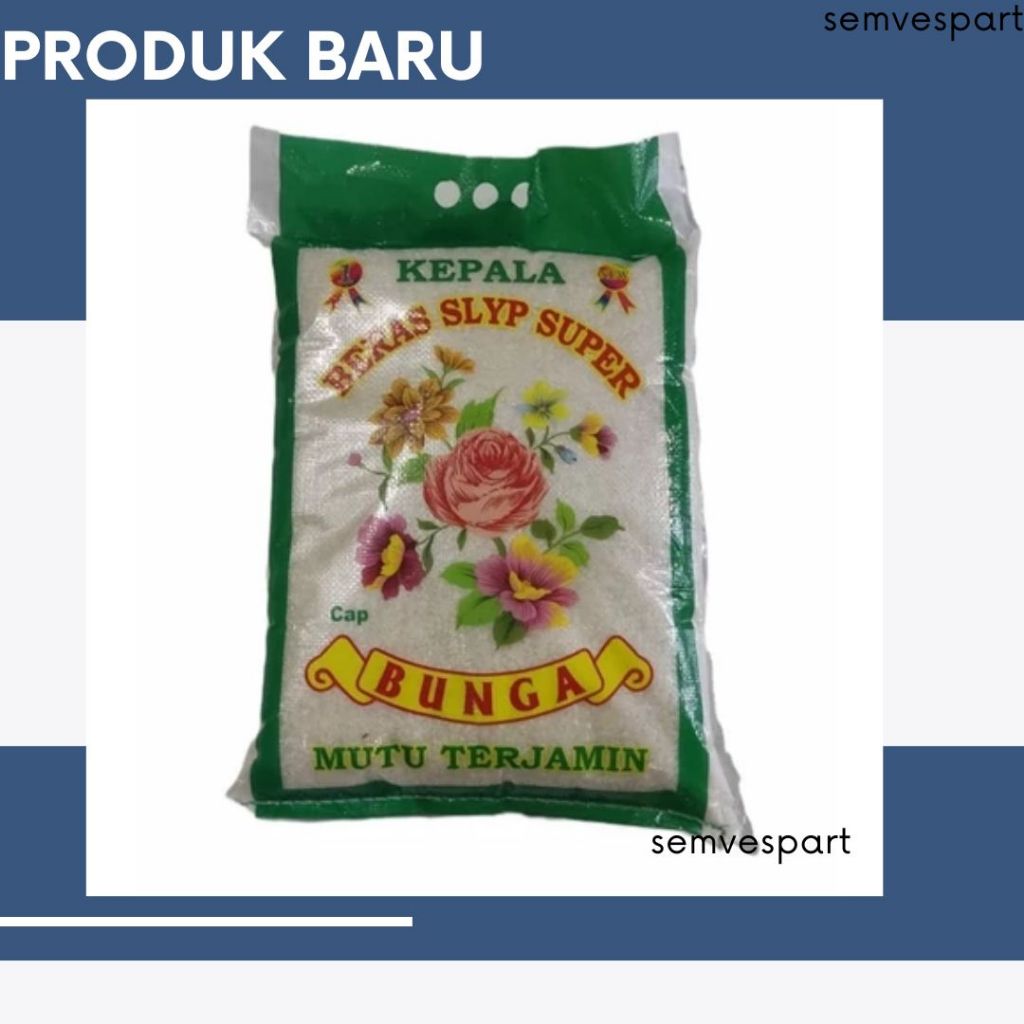 

Beras Cap Bunga 10kg - Sembako Depok