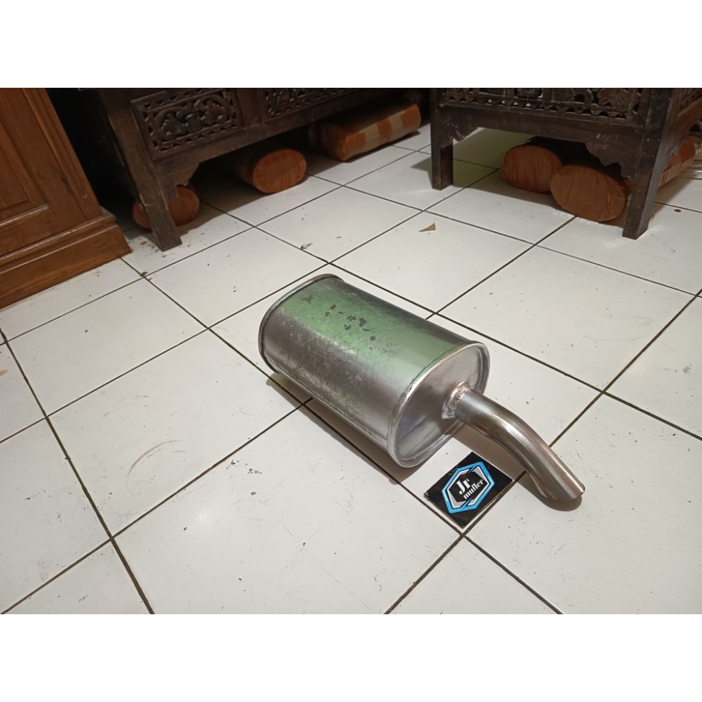 Tabung standar knalpot mobil charade,datsun,picanto,Datsun,mirage bagian belakang