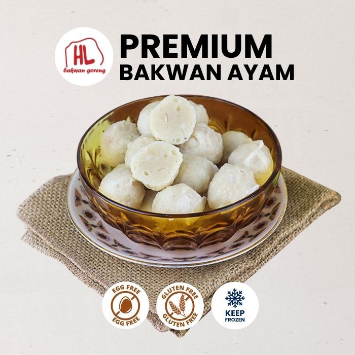 

HL Bakwan / Bakso Ayam PREMIUM Gluten Free Tanpa Telur isi 10 pcs