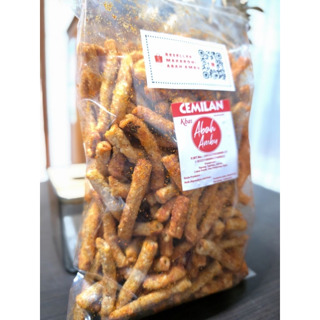 

[BARU] Abah Ambu Keripik Usus Pedas Renyah 500gr/250gr