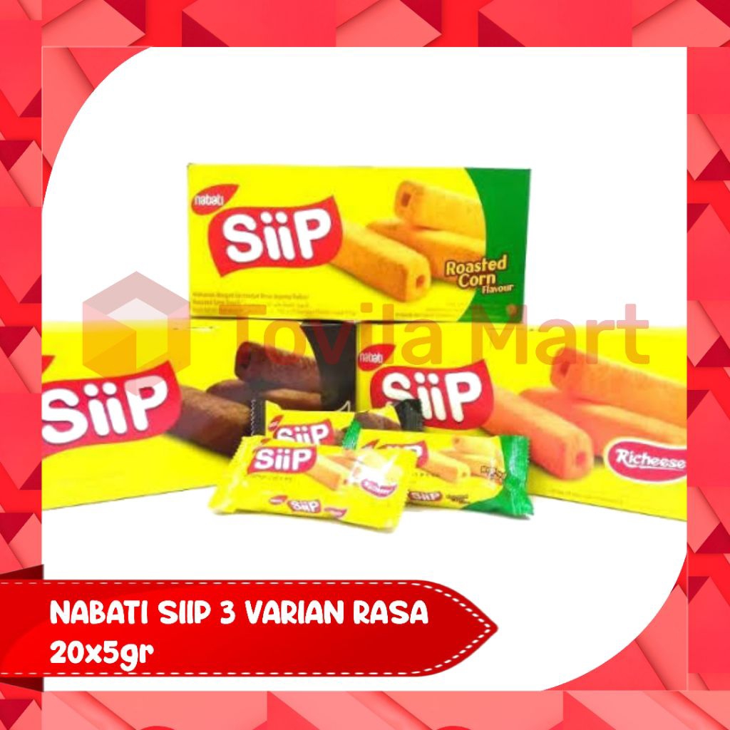 

Siip Nabati Coklat Keju Isi 20 Pcs