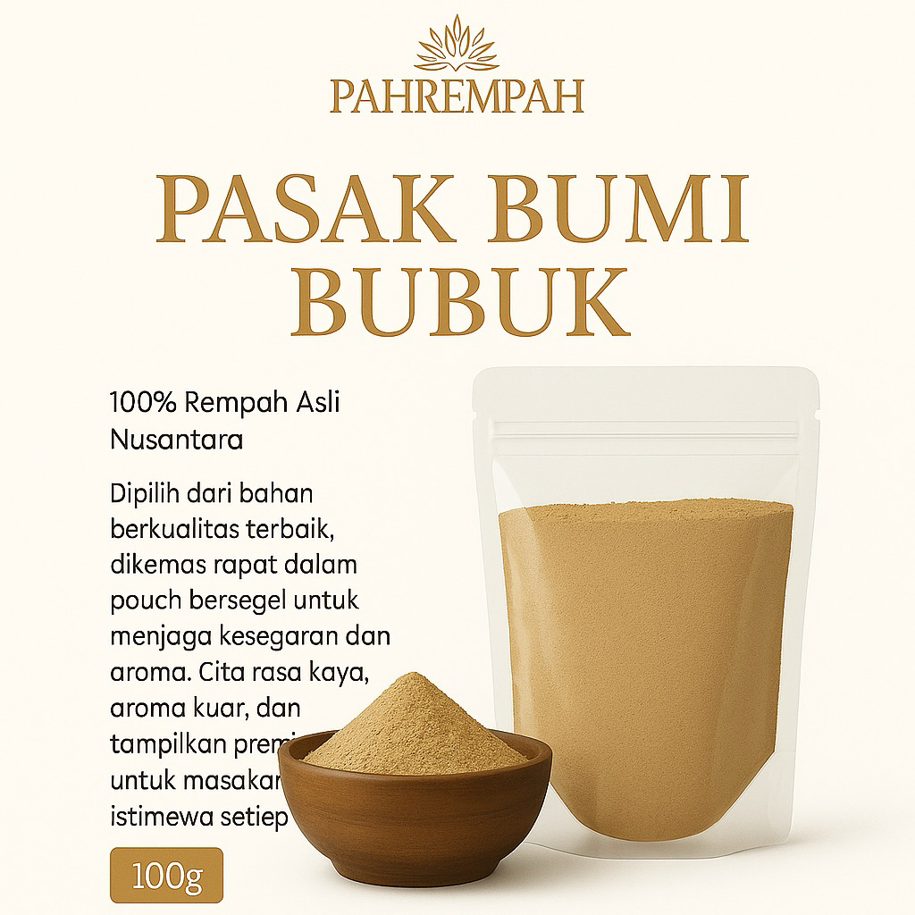 

PAHREMPAH - Pasak Bumi Bubuk Asli | Herbal Alami Tanpa Campuran - Siap Seduh & Praktis