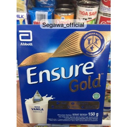

Termurah 1 Box Ensure Vanila 150g Gold 100% Original