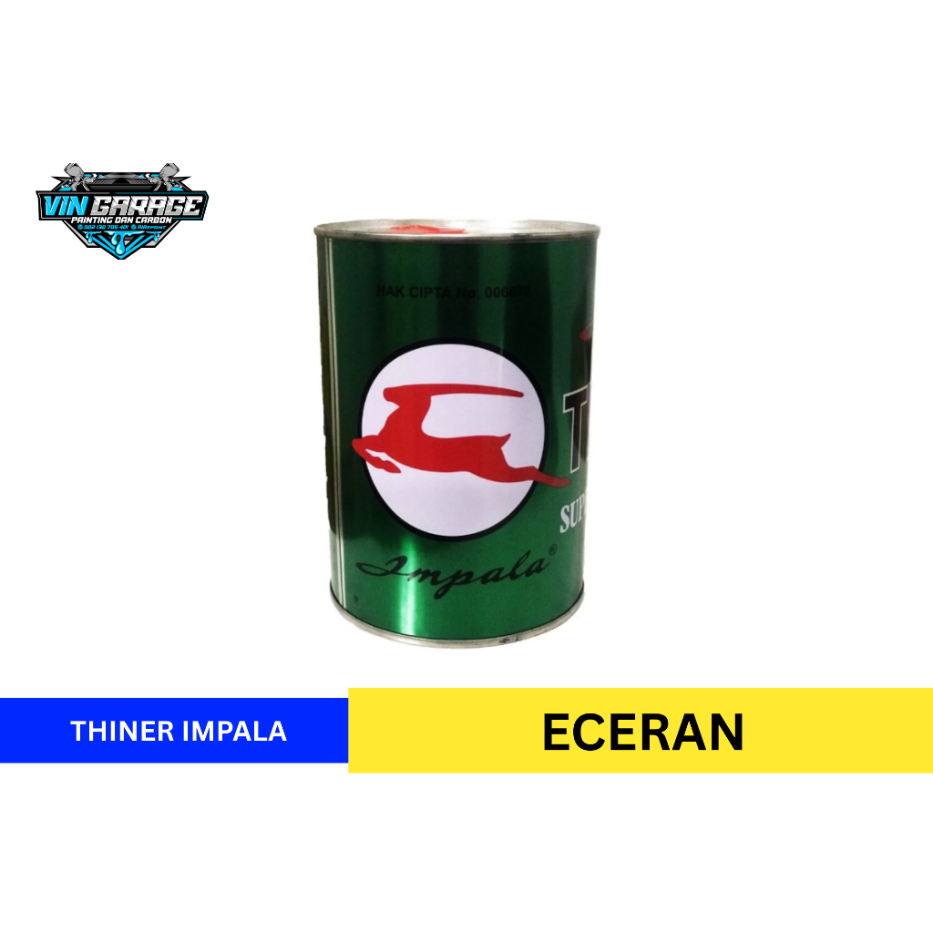 Thinner Impala  Pengencer Cat Thinner  ECERAN DARI 5L COCOK BUAT CAT MOTOR