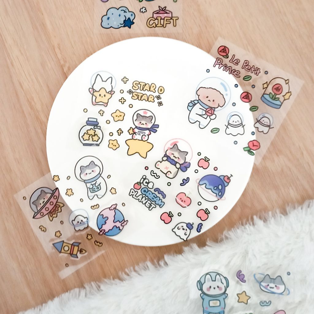 

[ 5pcs ] stiker / sticker karakter lucu random