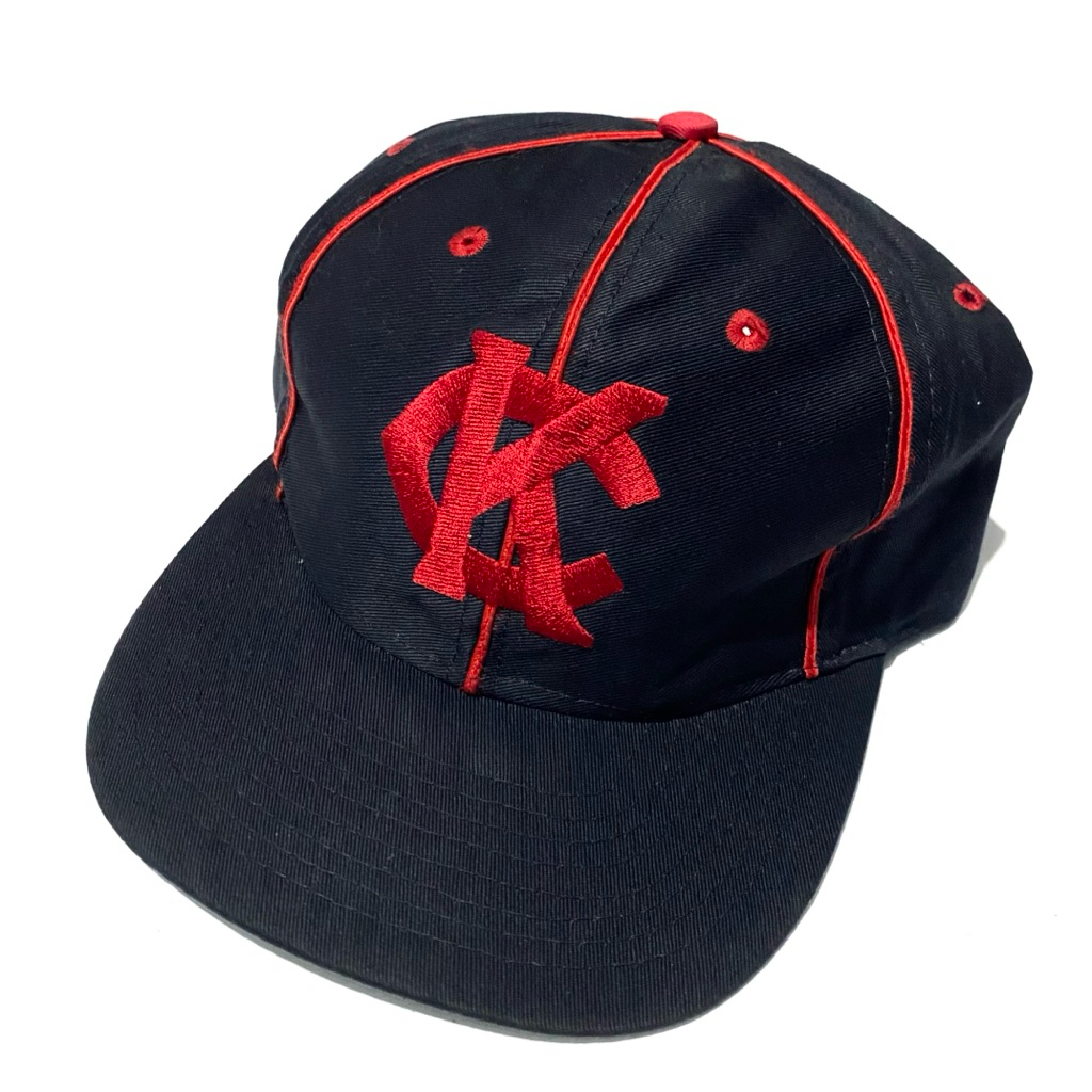Vintage KC Kansas City Royals Negro League Snapback Hitam OSFA