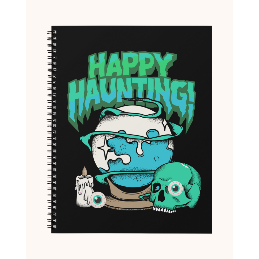 

Notebook Reflektif A5 Spiral – 50 Halaman Hitam Putih | HVS 80gsm & 100gsm – Happy Haunting