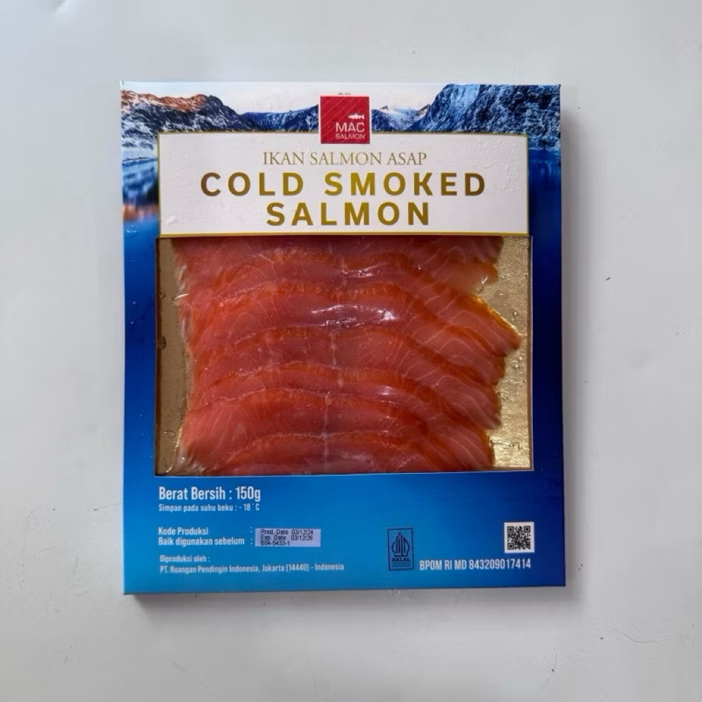 

MAC Salmon Smoked/Salmon Shasimi 150 Gram