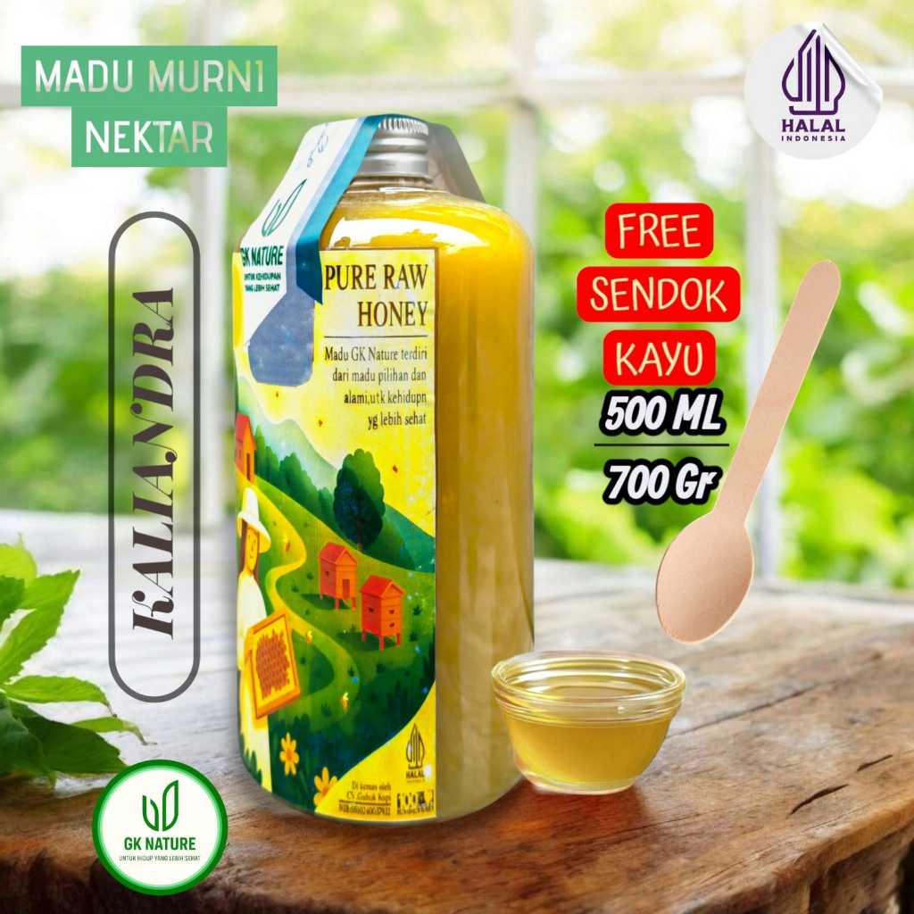 

Madu GK Nature Kaliandra Super Asli 100% l 500/700 ml/gr
