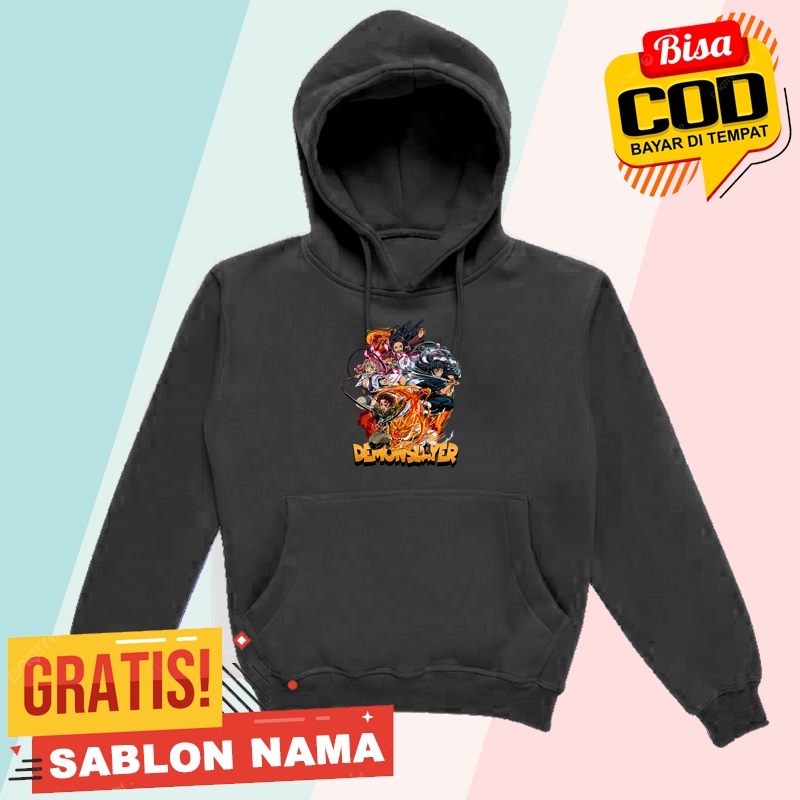 Hoodie Anak Demon Slayer / Jaket Anak Laki Laki & Perempuan  Demon Slayer