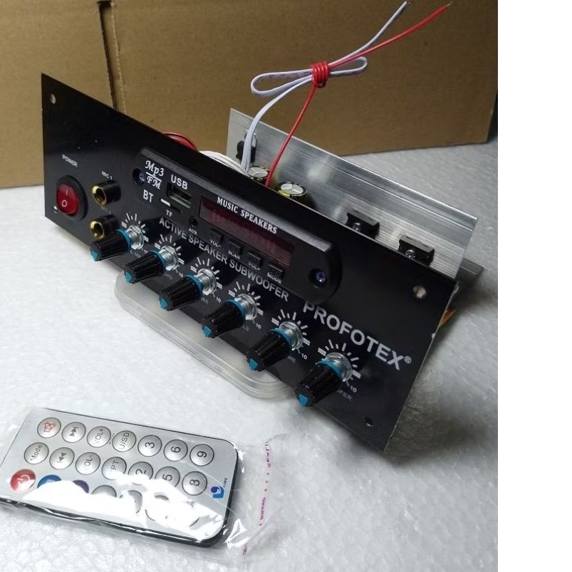 modul kit speaker aktif mono echo 150 watt filter subwofer