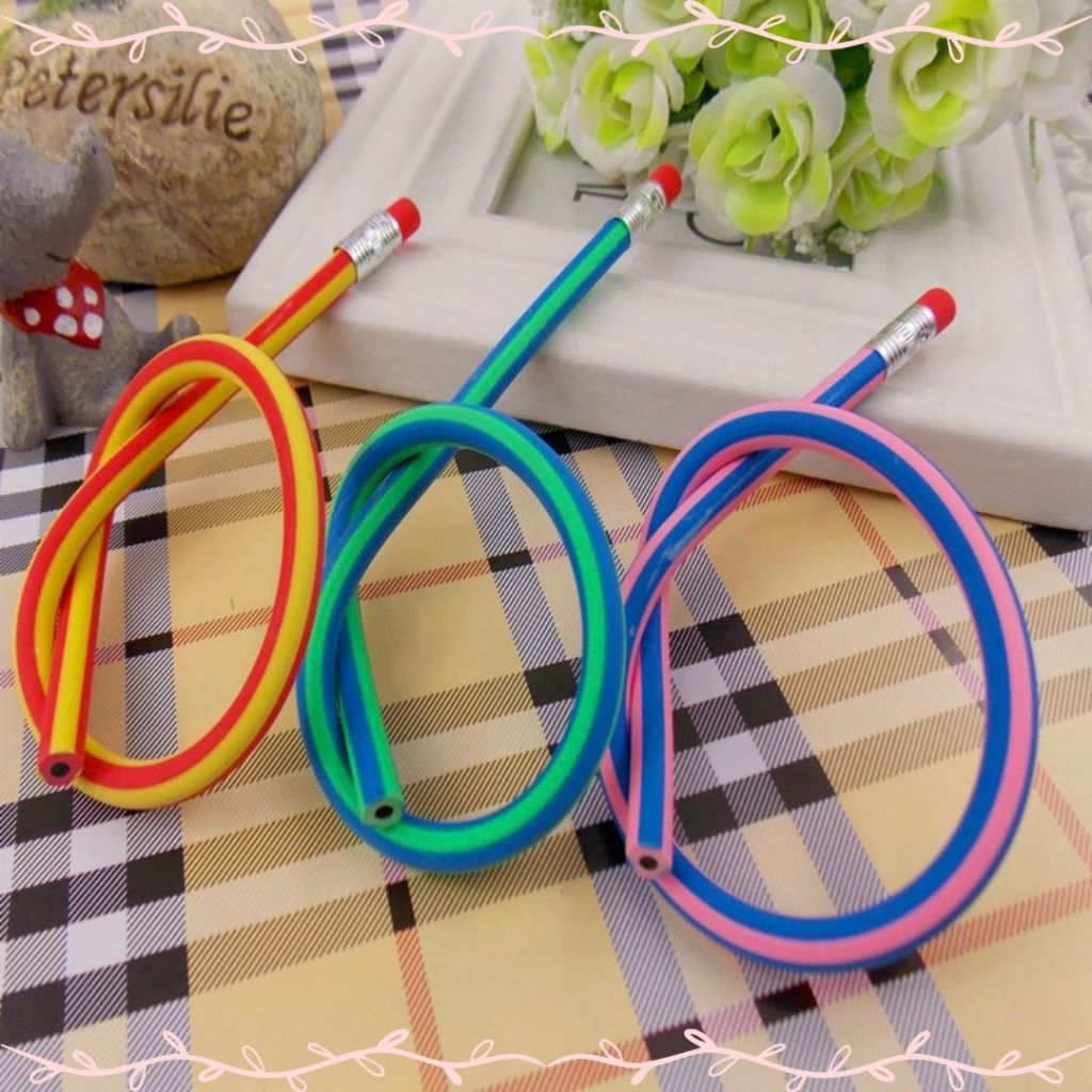 

Pensil Lentur Fleksibel Pensil Gulung Flexibel Pensil Sekolah Lentur Unik Lucu Alat Tulis Sekolah Anak Pencil Karet Inul Dapat Digulung Ditekuk / Pensil Lentur