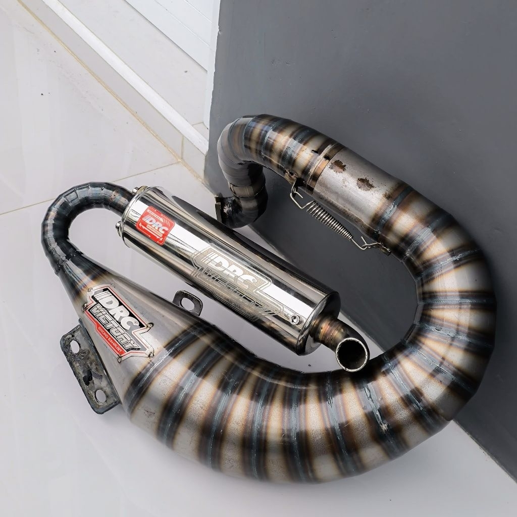 Knalpot Vespa Drc Victory PTS Spesial Smallframe Lumaca