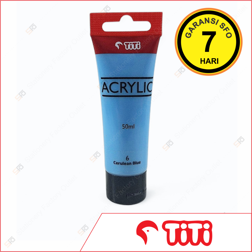 

Cat Acrylic Titi 50ml Satuan 6 - Cerulean Blue