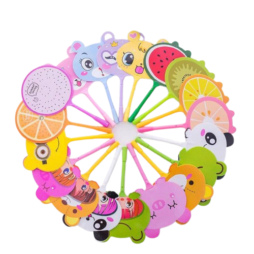 

BY Pulpen Plus Kipas Kartun 2in1 Pena Kartun Animal Buah Lucu Ballpoint Pen Fan Cute