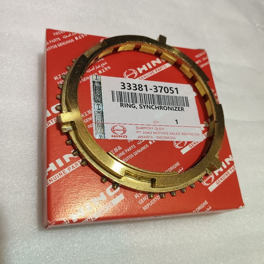 RING SYNCHRO SYNCROMIS KUNINGAN GIGI 4 TOYOTA DYNA DUTRO 130HT 33381-37051 ASSY HINO