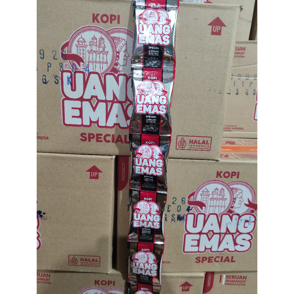 

KOPI UANG EMAS 7 GRAM RENTENGAN ISI 10 SACHET