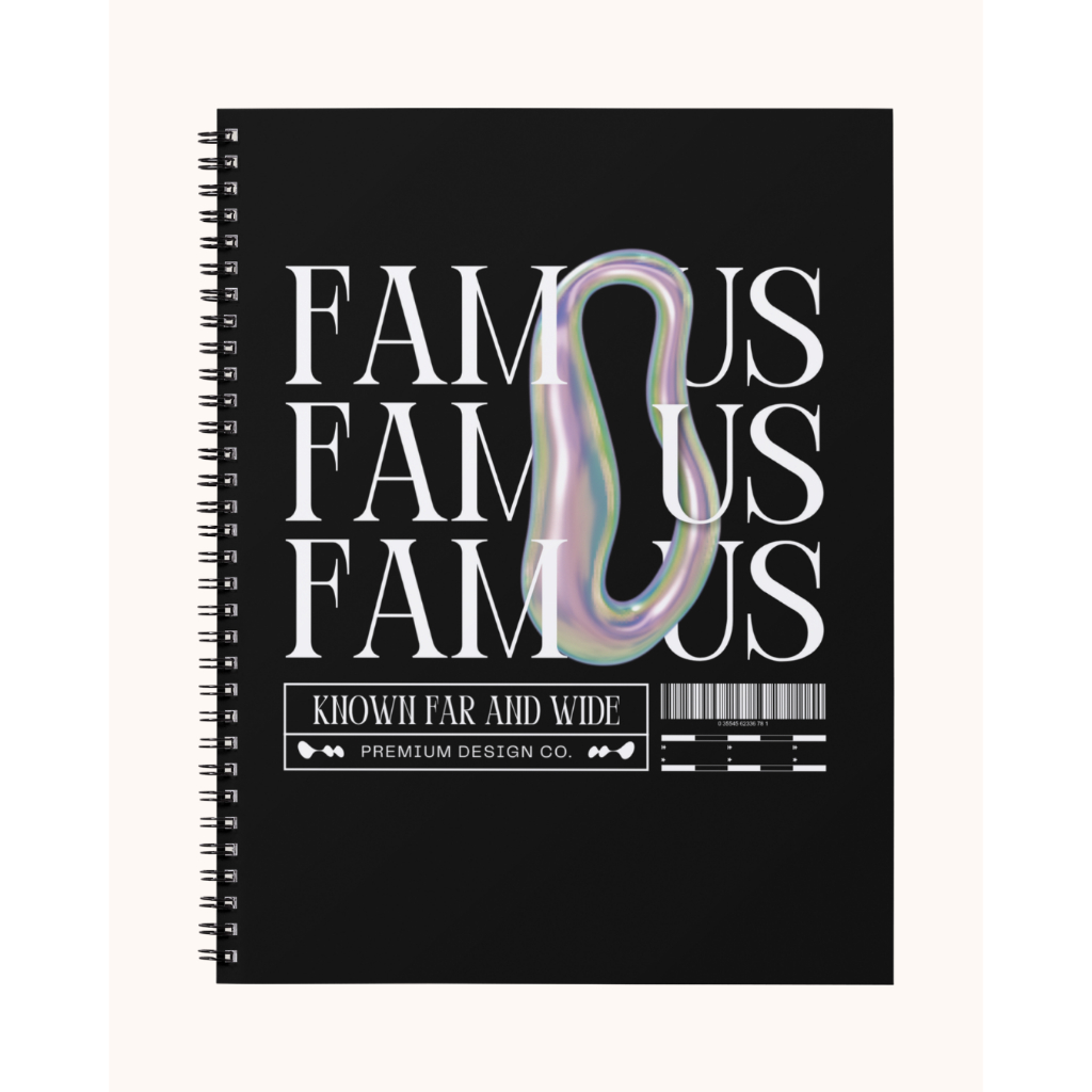 

Notebook Reflektif A5 Spiral – 50 Halaman Hitam Putih | HVS 80gsm & 100gsm – Famous