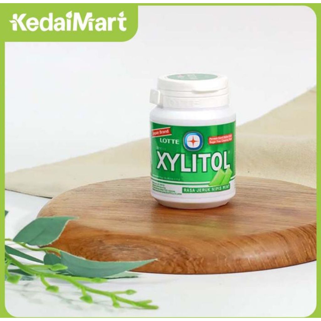 

Lotte Xylitol Gum Lime Mint Botol 58 Gram