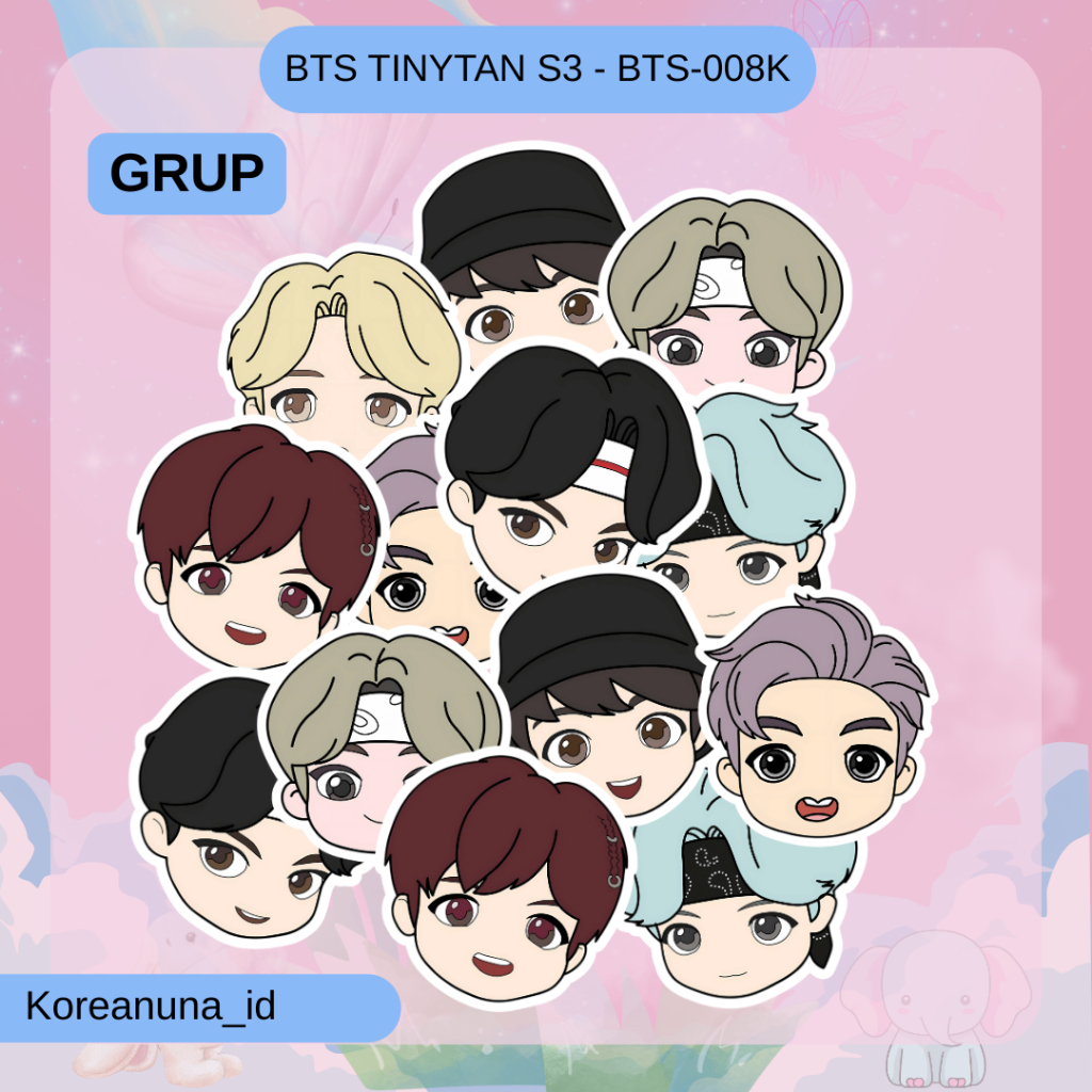 

Sticker Kpop Bities Tinytan Chibi Anime Lucu Aesthetic Stiker Deco Jurnal Buku Catatan Memo Glossy Waterproof Murah Berkualitas