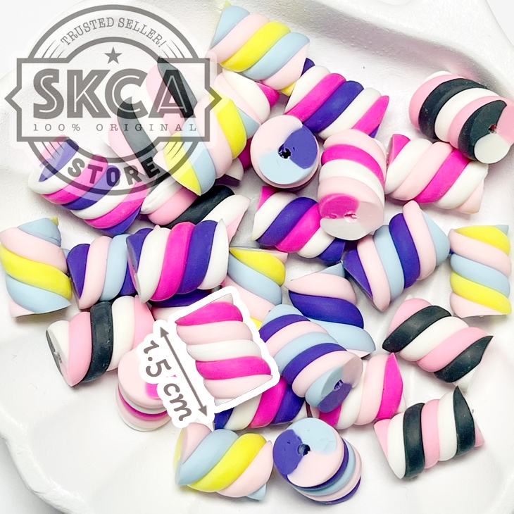 

CZZX Fimo Polymer Lubang Tembus Marshmallow Art DIY