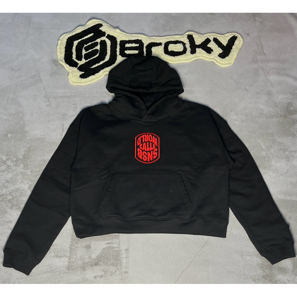 

Calle x Snsb hoodie black brokystore