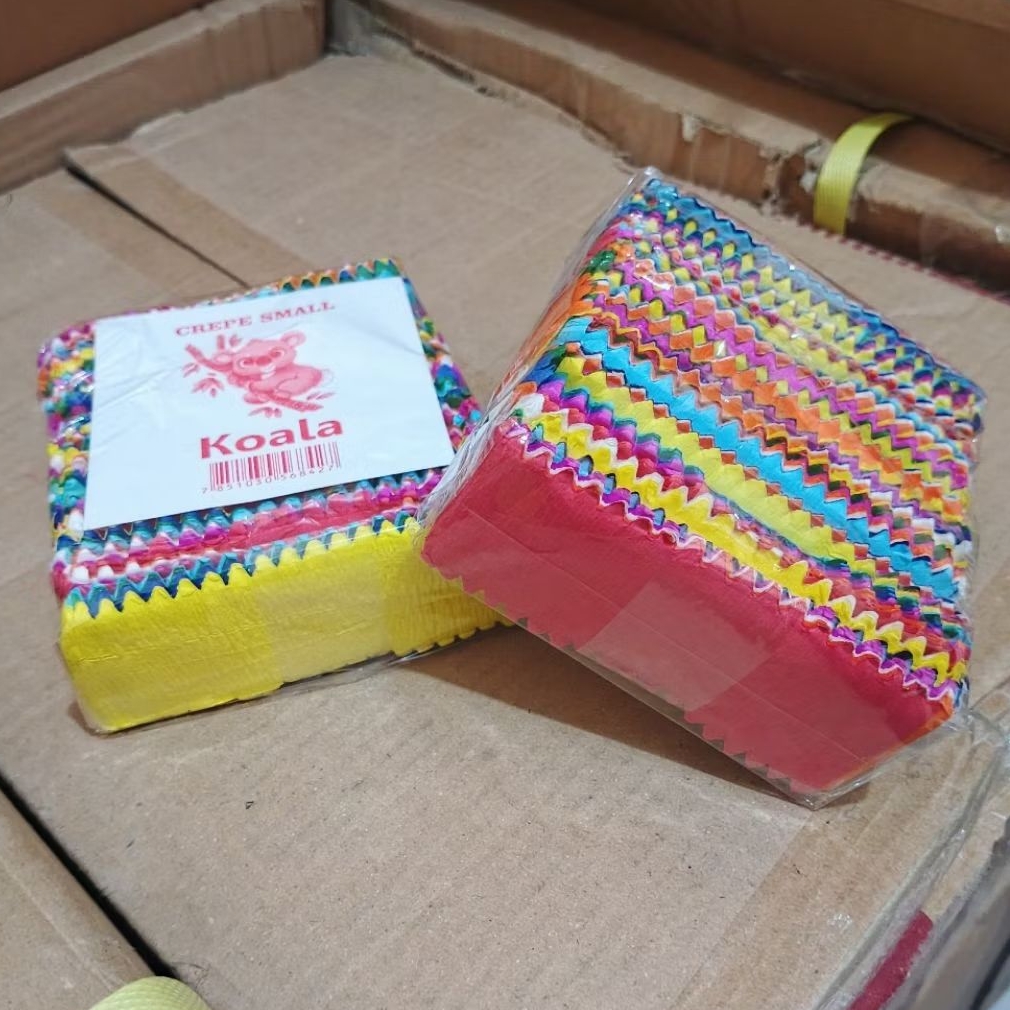 

1 Pak Kertas Krep Warna Warni Isi 10 Bungkus