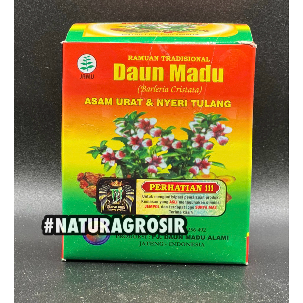 

DAUN MADU SERBUK ORIGINAL 100% [ CAP JEMPOL ]