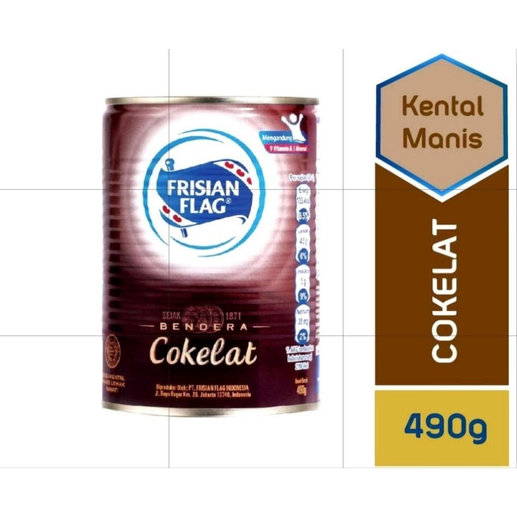 

Frisian Flag Susu Bendera Coklat 490Gr