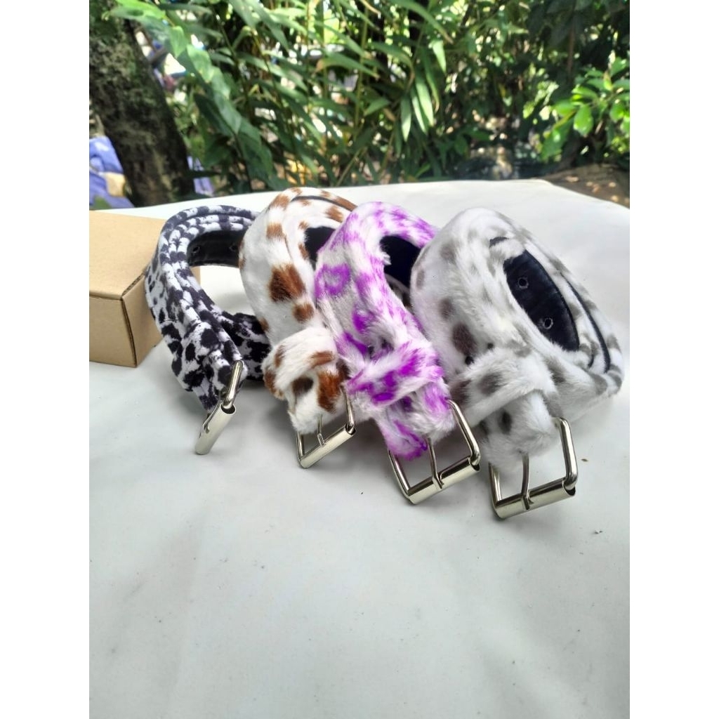 sabuk leopard/ikat pinggang leopard/belt leopard /gesper leopard/unisex pria wanita