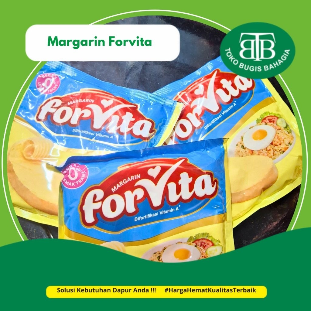

Margarin Forvita 200gram, Murah Makassar