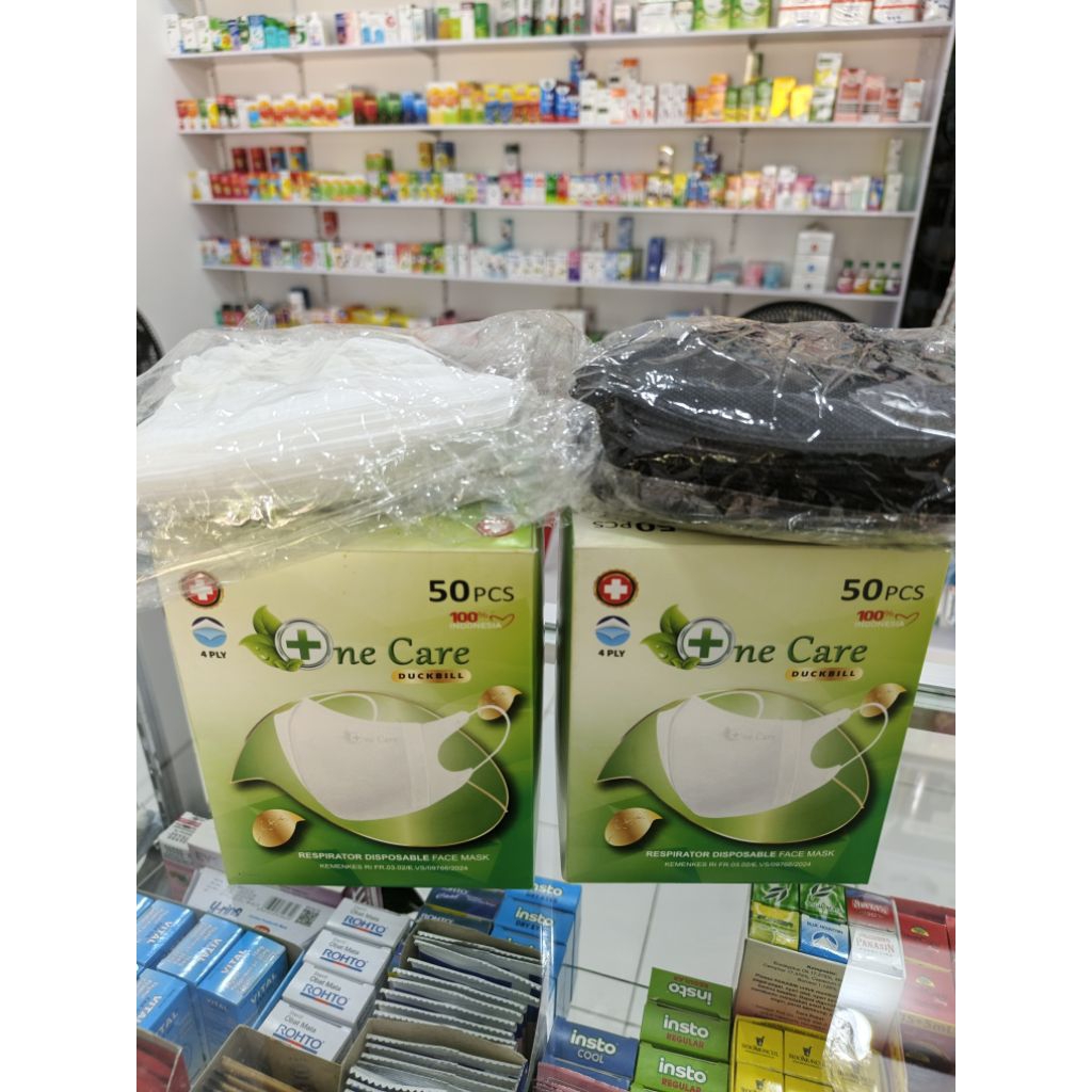 Masker Duckbill One Care 50pcs per box