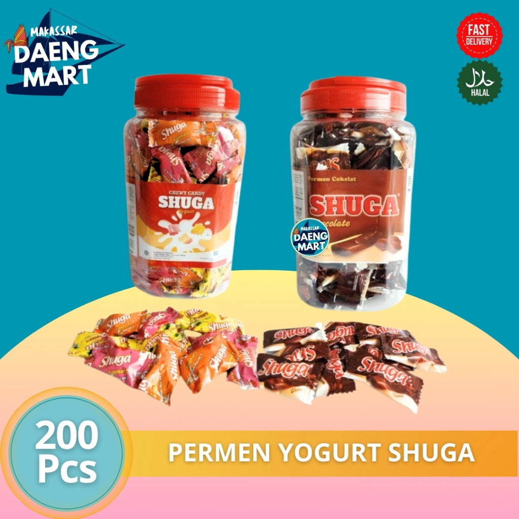 Permen Shuga Sugus Toples 450gr