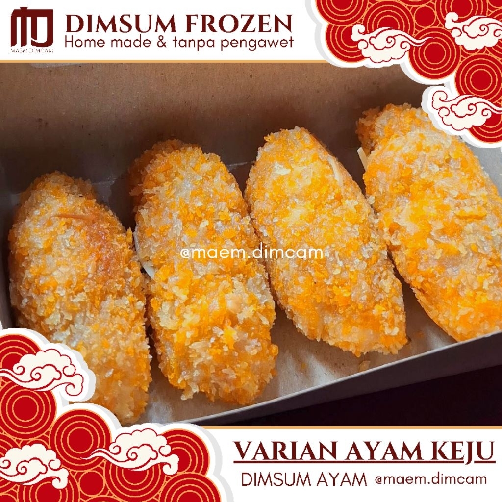 

KHUSUS PULAU JAWA | AYAM KEJU LUMER ISI 4 FROZEN | Dimsum Frozen Jumbo | Dimsum Ayam tanpa Udang