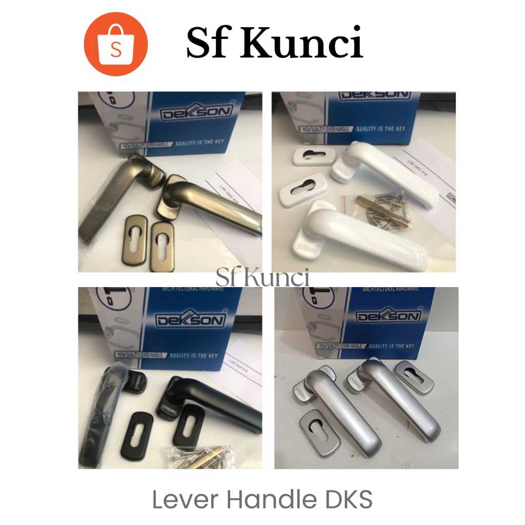 Handle Pintu Aluminium Dekson LHR 0816 Lever handle pintu