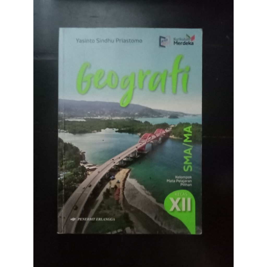 Preloved Buku Geografi Kelas 12 Kurmer PENERBIT ERLANGGA