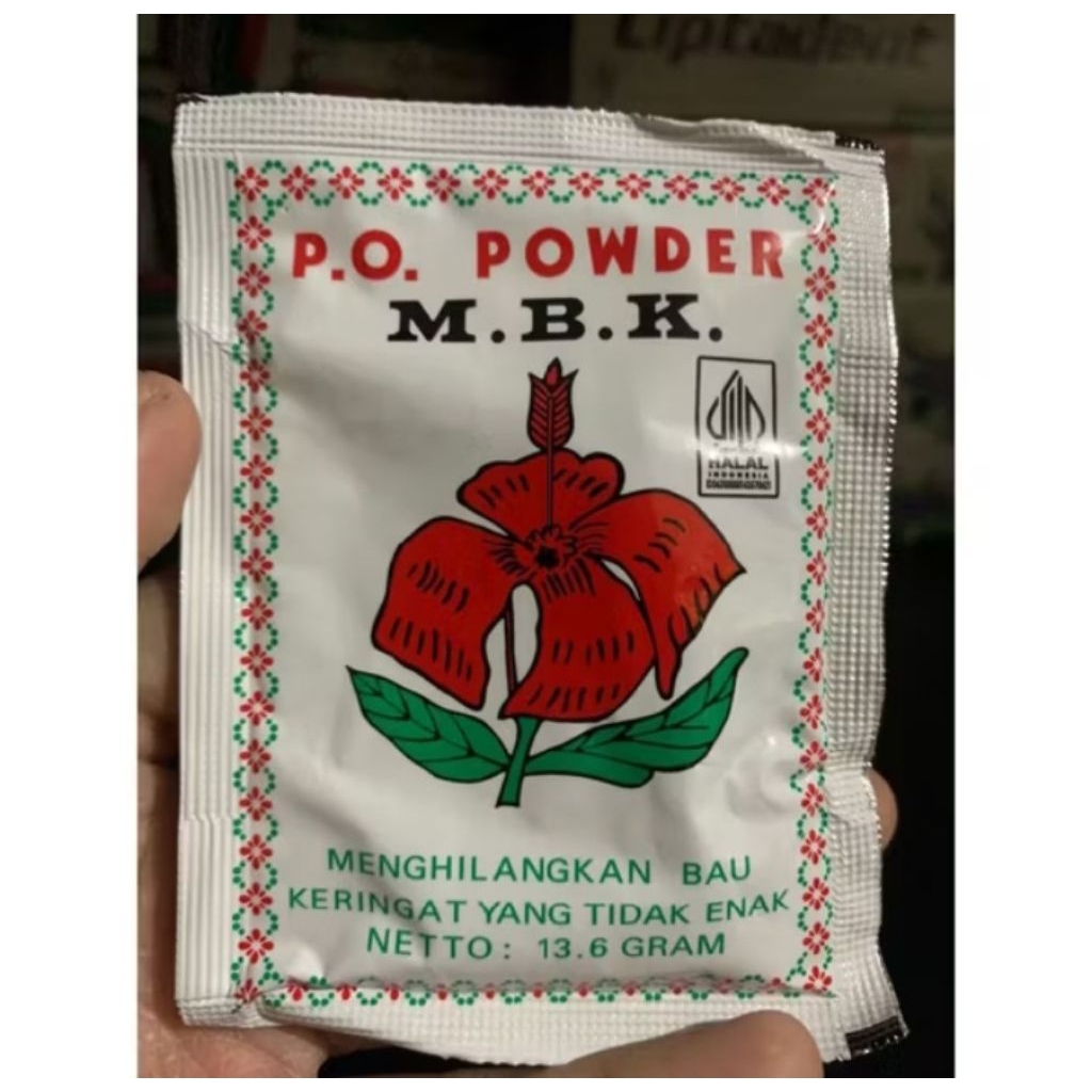 MBK Bedak Ketiak Odor Control Deodoran Silver Putih 1 Sachet