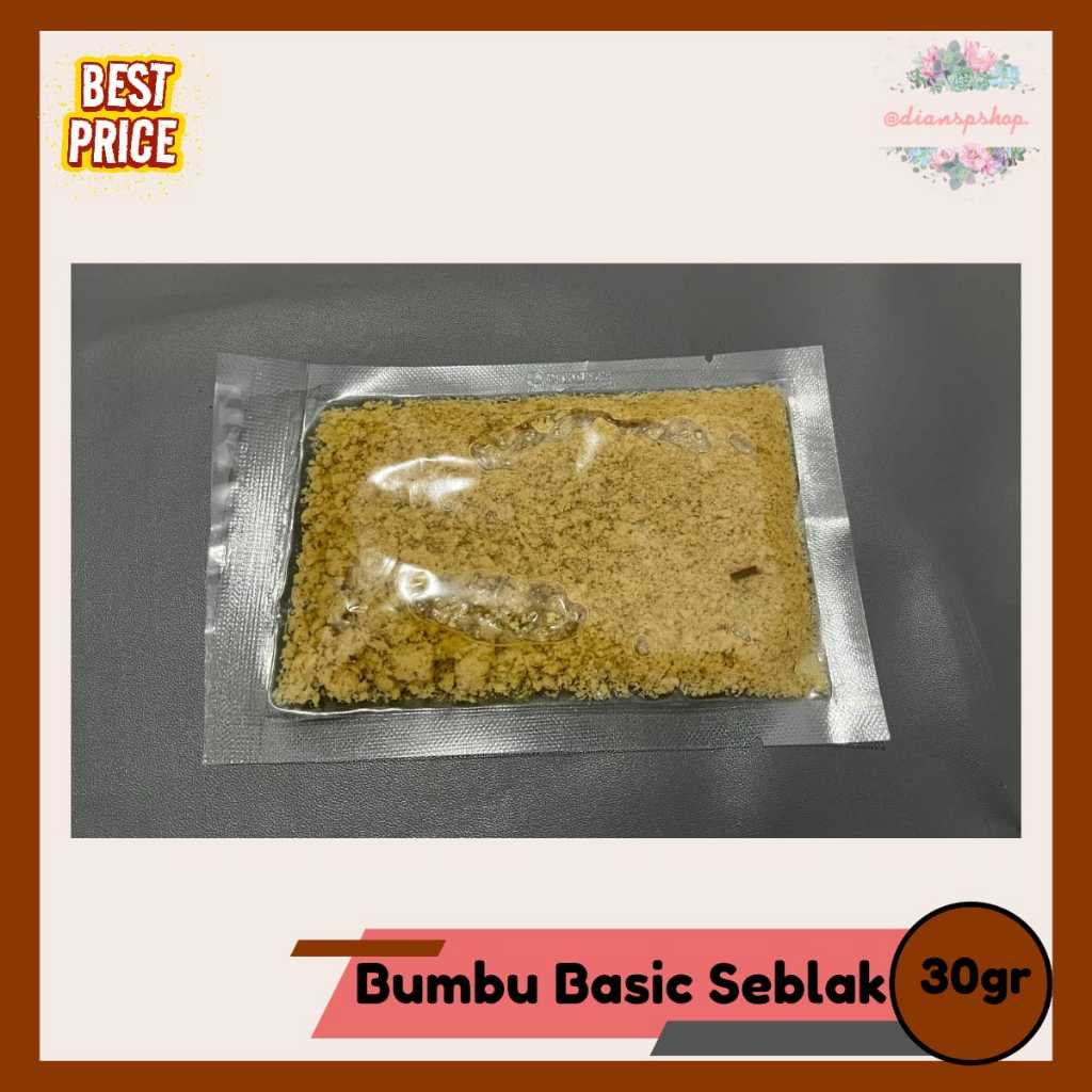 

Bumbu Basic Seblak Bumbu Rempah Seblak MadamDi Kemasan Sachet 30gr