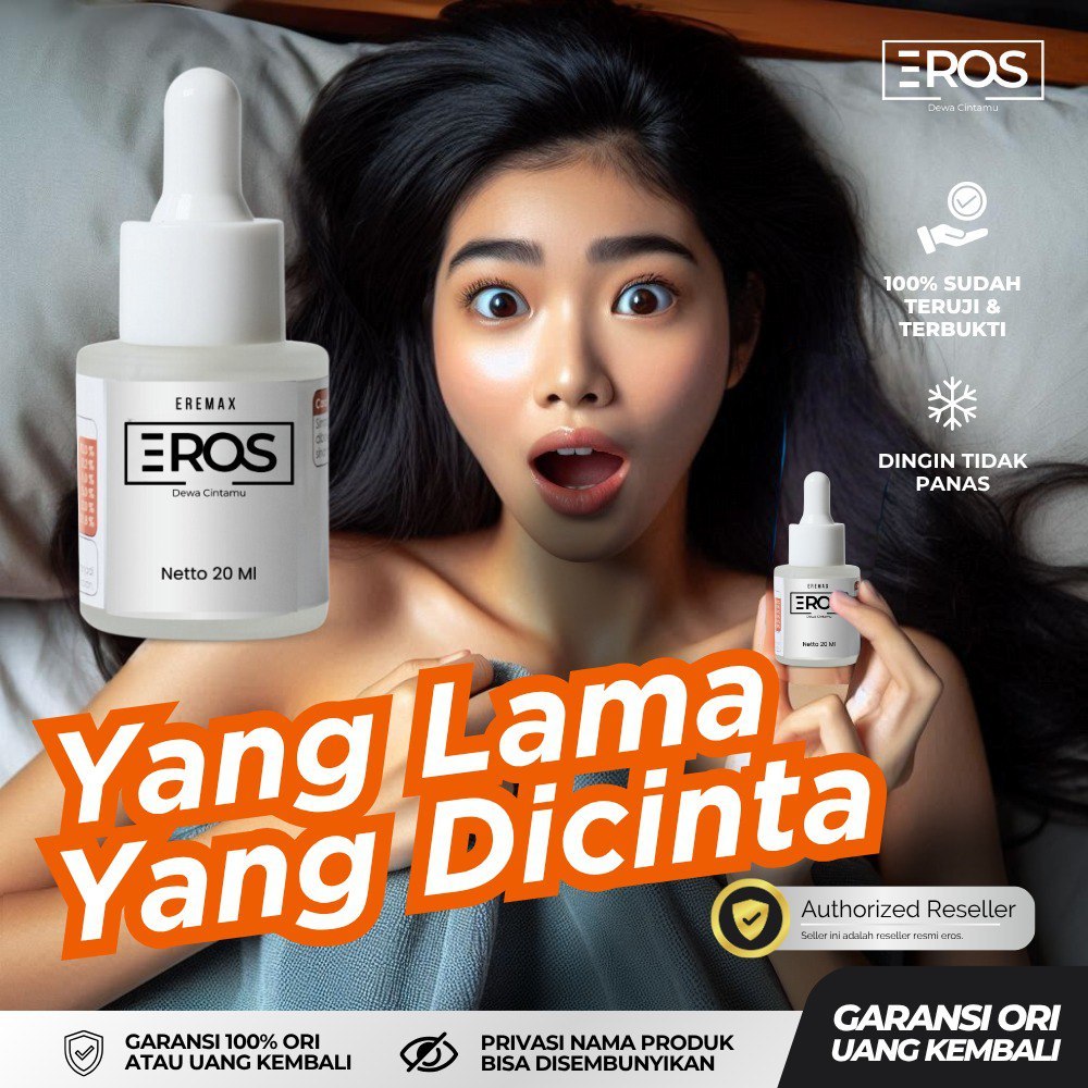 Eros Tetes Pria Perkasa - Eros Original | Eros Eremax Dengan Wangi Parfum