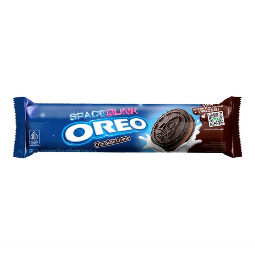 

OREO Space Dunk Biskuit Sanwich Cokelat 110.4 g