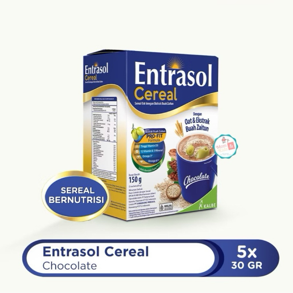 

ENTRASOL CEREAL DENGAN OAT & EKSTRAK BUAH ZAITUN 150 GR