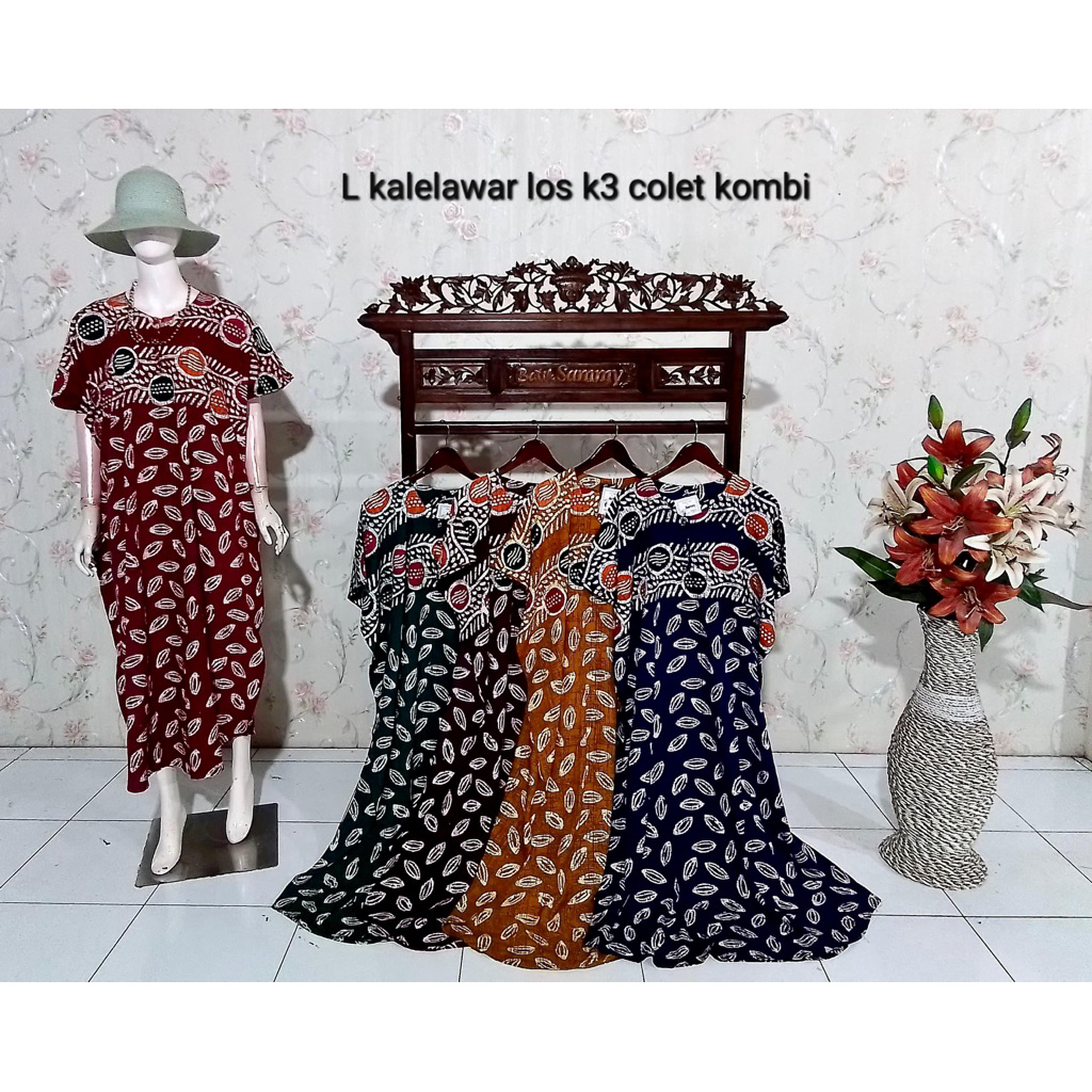 LONGDRES KELELAWAR PANJANG LOWO DASTER MERK BATIK SAMMY