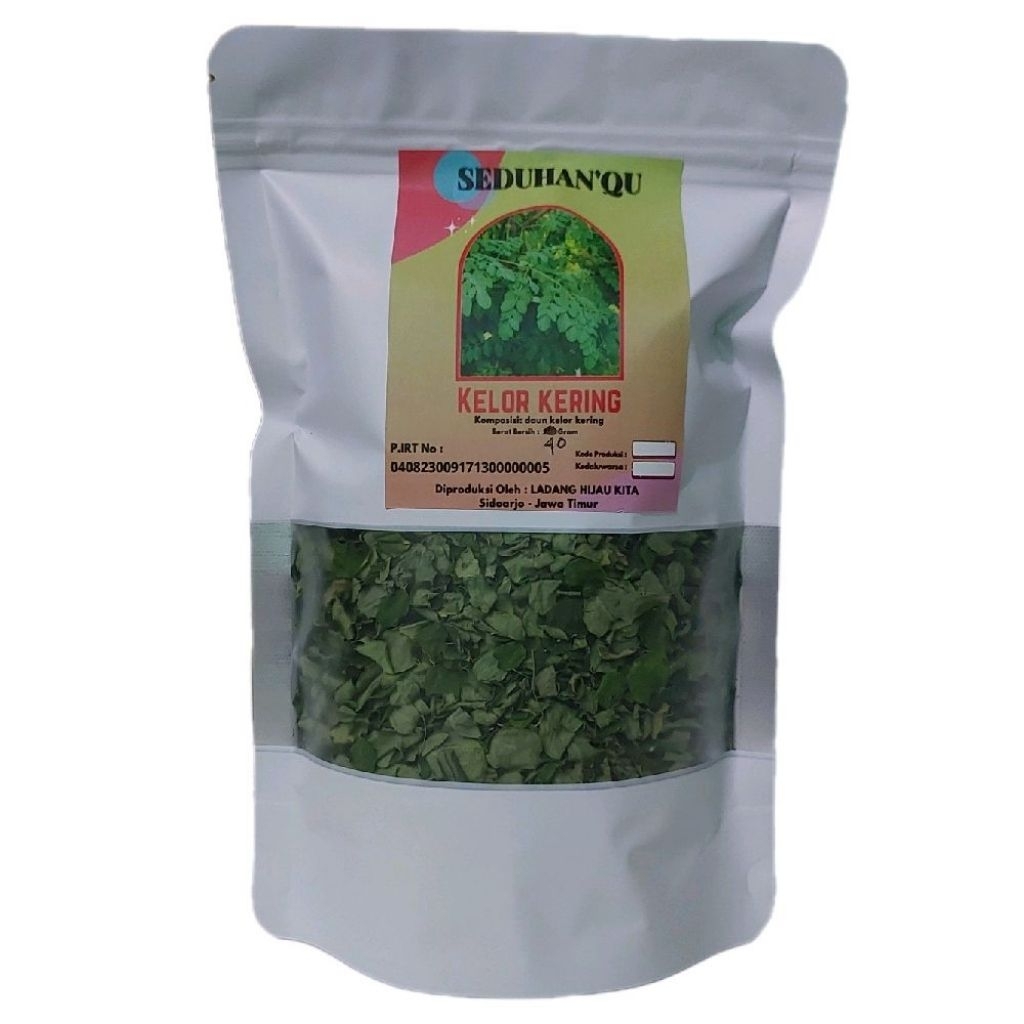 

Teh Daun Kelor Kering Seduhan Qu Minuman Herbal 40 gram