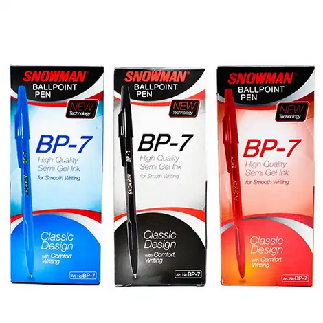 

Ballpoint Snowman BP7 0.7 mm - 1 Pack 12 Pcs