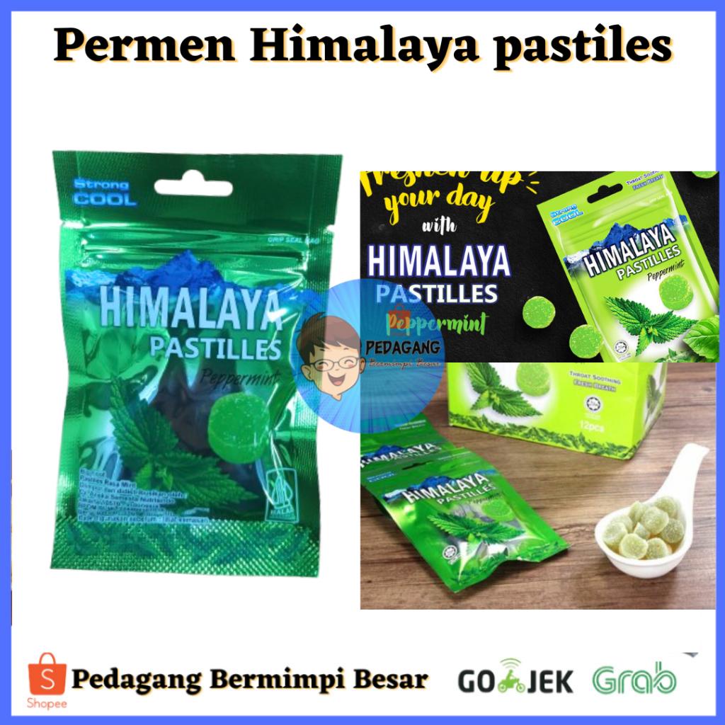 

Permen Himalaya pastiles 25g/Himalaya pastiles peppermint candy/ candy/ Permen