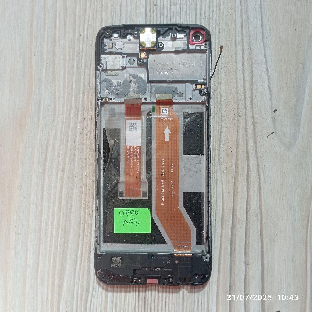 LCD Touchscreen OPPO A53 Poni Orie Copotan