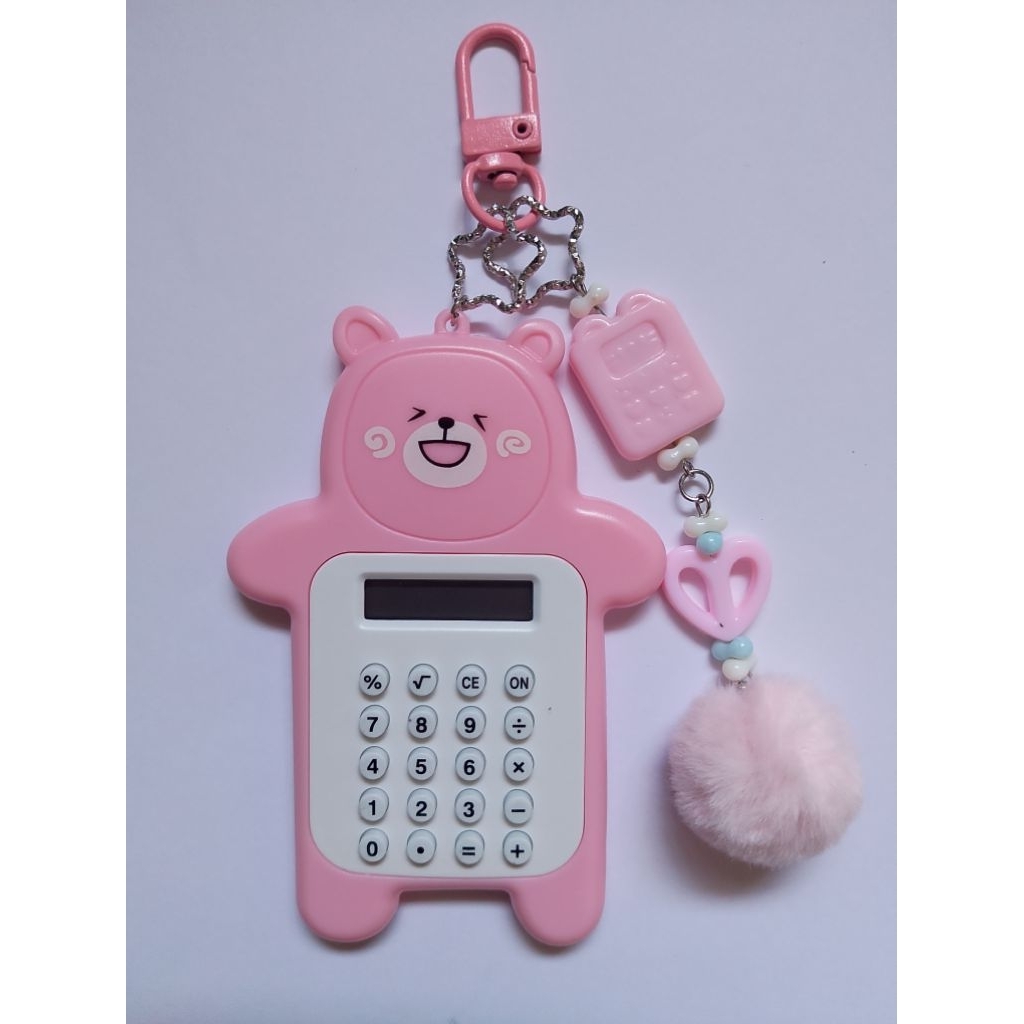 Kalkulator - Kalkulator Mini - Kalkulator Karakter Lucu - Kalkulator Gantungan Kunci