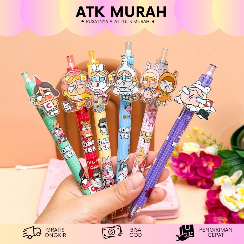 

PULPEN CETEK MOTIF CRYBABY PC-1992 PEN LUCU IMUT KADO UNIK SOUVERNIR