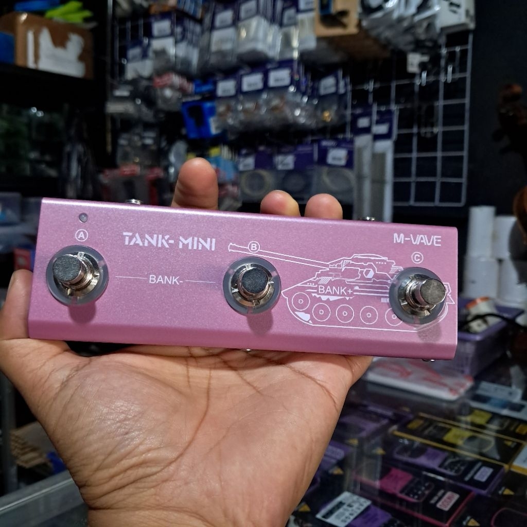 EFEK GITAR MVAVE TANK MINI EFEK GITAR ELEKTRIK M VAVE TANG