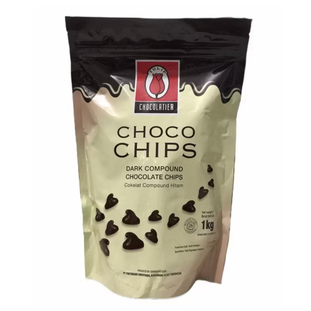

Tulip Dark Compound Choco Chips 1KG